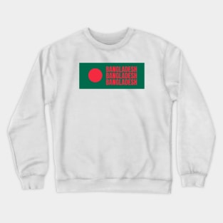 Bangladesh Flag Crewneck Sweatshirt